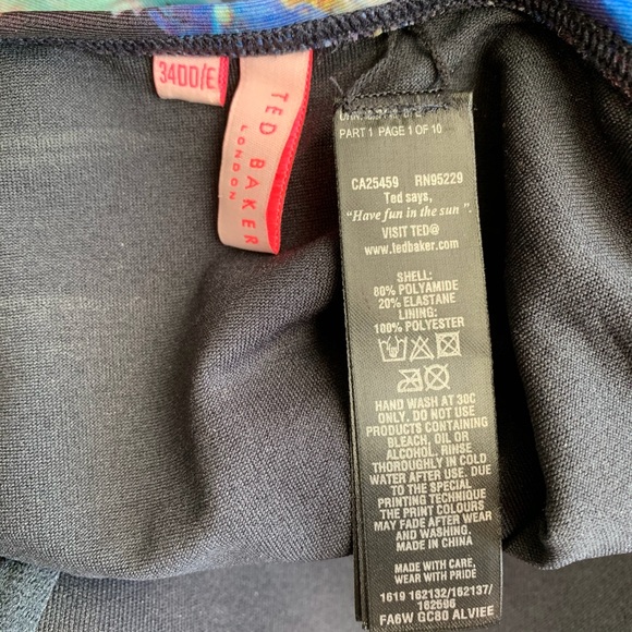 Ted Baker London Floral Swimsuit - Picture 7 of 8